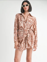 Load image into Gallery viewer, Ashtin Wrap Shirt Mini Dress
