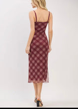 Load image into Gallery viewer, Carin Plaid Midi Dress
