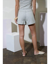 Load image into Gallery viewer, Pinstripe Denim Jean Skort
