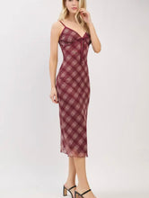 Load image into Gallery viewer, Carin Plaid Midi Dress
