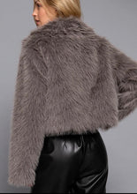 Load image into Gallery viewer, It’s Cold Outside Faux Fur Crop Jacket
