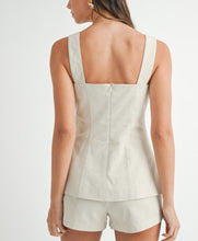 Load image into Gallery viewer, Khloe Linen Square Neck Top
