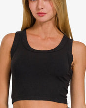 Load image into Gallery viewer, Ribbed Crop Tank Top Available In 4 Colors
