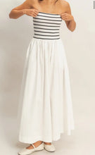 Load image into Gallery viewer, Boat Day Striped Tube Dress
