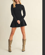 Load image into Gallery viewer, Gabrielle Pleated Sweater Mini Dress
