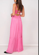 Load image into Gallery viewer, Sweet Like Sugar Pink Bustier Tank Maxi Dress
