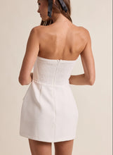Load image into Gallery viewer, Wedding Shower Strapless Tube Mini Dress With Shorts
