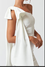 Load image into Gallery viewer, Bride Behavior One Shoulder Oversized Ribbon Dress
