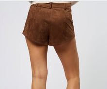 Load image into Gallery viewer, Suede Mini Shorts
