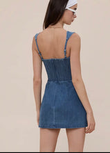 Load image into Gallery viewer, Denim Mini Dress With Shorts Available 6/11
