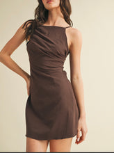Load image into Gallery viewer, Rylie Gathered Ruched Mini Dress
