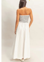 Load image into Gallery viewer, Boat Day Striped Tube Dress
