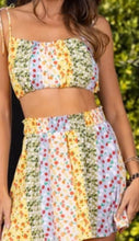 Load image into Gallery viewer, Shauna Floral Skirt And Crop Two Piece Set
