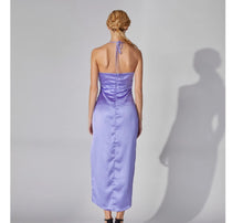 Load image into Gallery viewer, Dina Satin Midi Slip Dress
