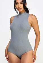 Load image into Gallery viewer, Ribbed Mock Neck Bodysuit Available In Four Colors
