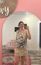 Load image into Gallery viewer, Ariel Beaded Plunging Draped Top - 2 Colors
