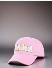 Load image into Gallery viewer, Mama Chenille Baseball Hat Cap Available In Three Colors
