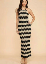 Load image into Gallery viewer, Crochet Tie Back Halter Dress
