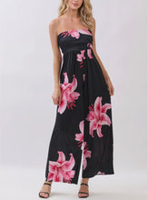 Load image into Gallery viewer, Island Time Tropical Strapless Jumpsuit
