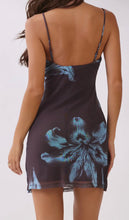 Load image into Gallery viewer, Tiana Floral Mesh Mini Dress
