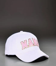 Load image into Gallery viewer, Mama Chenille Baseball Hat Cap Available In Three Colors
