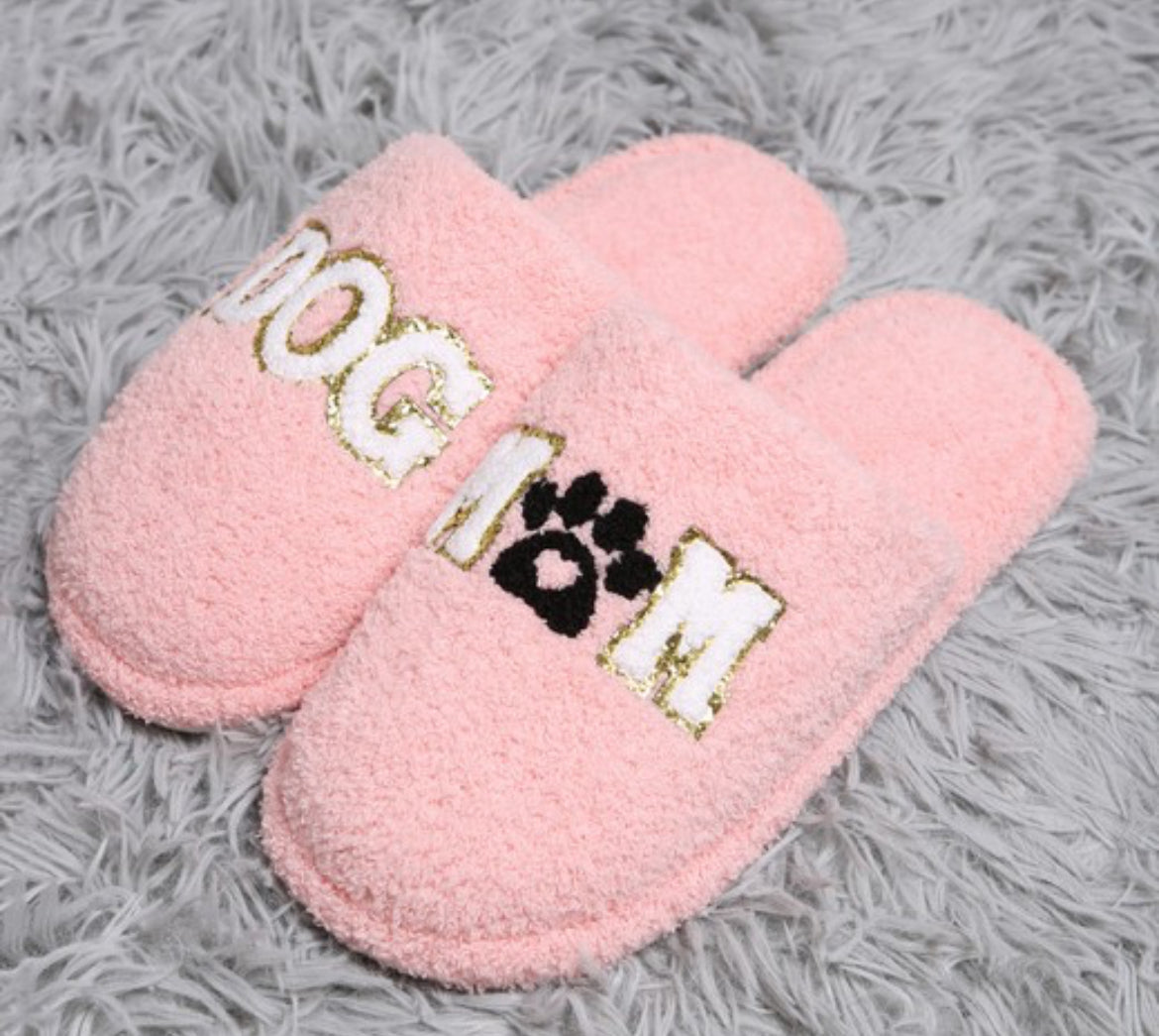 Mommy and me online fuzzy slippers