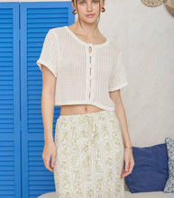 Load image into Gallery viewer, Paige Short Sleeve Button Cardigan 2 Colors
