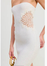 Load image into Gallery viewer, Boat Day Crochet Bodycon Tube Midi Dress
