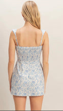 Load image into Gallery viewer, Alice Floral Square Neck Mini Dress With Shorts
