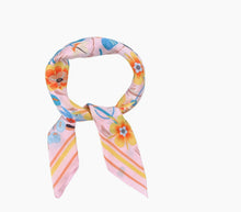 Load image into Gallery viewer, Floral Print Bandana Square Scarf for Neck or Purse Available In Three Colors
