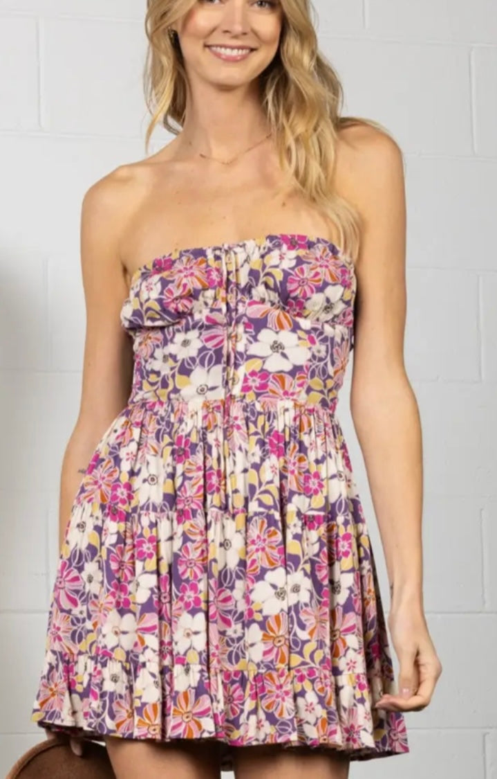 Ella Strapless Tube Mini Dress