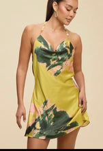 Load image into Gallery viewer, Sunset Beaded Draped Mini Dress
