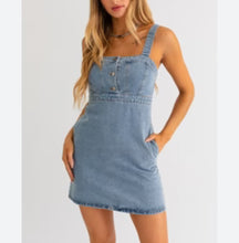 Load image into Gallery viewer, Jill Denim Mini Dress
