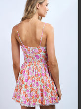 Load image into Gallery viewer, So Into You Floral Lace Trim Mini Dress
