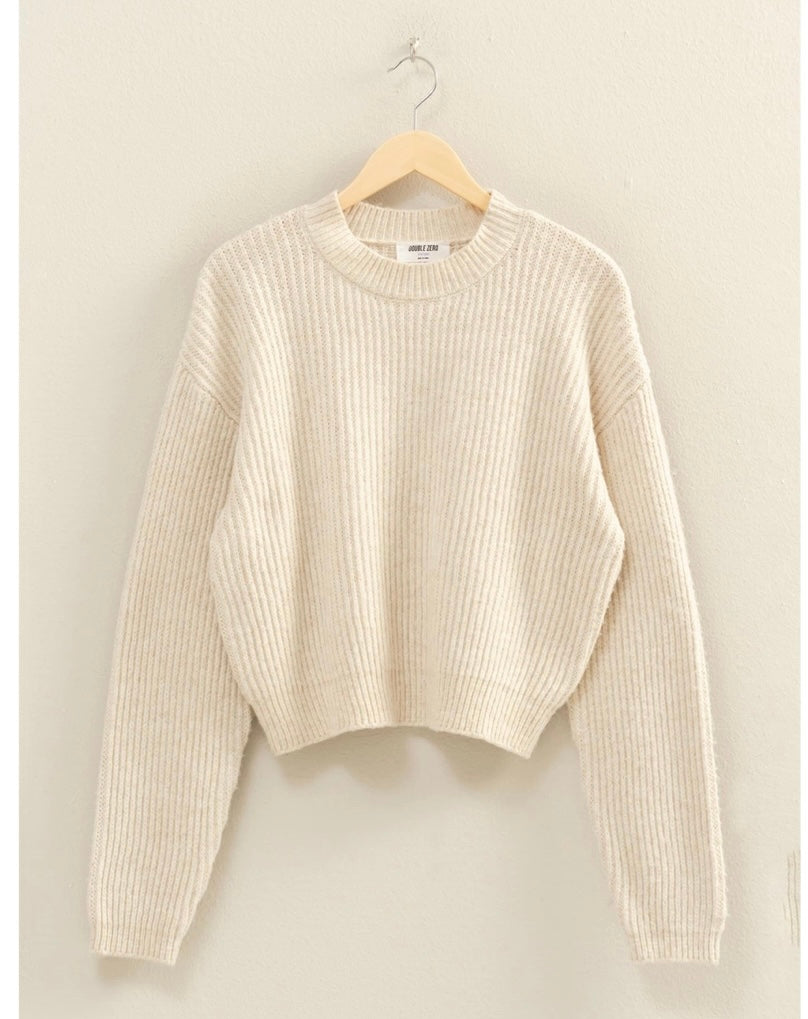 Jasmine Ribbed Crew Neck Sweater