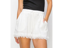 Load image into Gallery viewer, Beachcomber Frayed Drawstring Shorts Available In Two Colors
