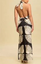 Load image into Gallery viewer, The Palms Halter Tie Back Maxi Dress
