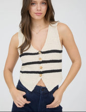 Load image into Gallery viewer, Sadie Button Down Sweater Vest
