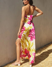 Load image into Gallery viewer, Gigi Floral Hawaiian Print Strapless Maxi Dress
