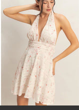 Load image into Gallery viewer, Jenna Floral Halter Mini Dress
