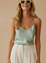 Load image into Gallery viewer, Sage Green Whipstitch Tank Cami
