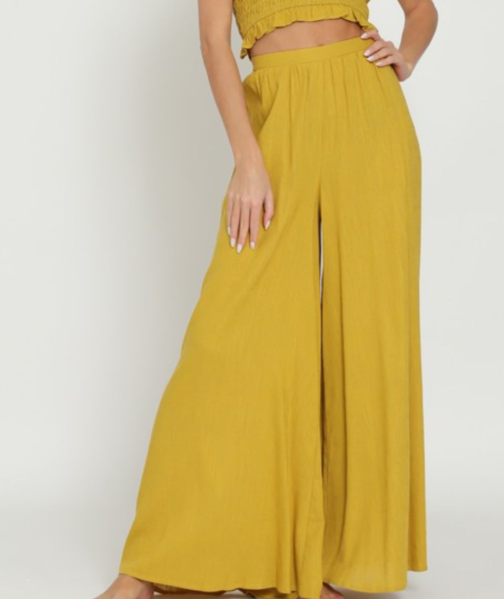 Stephanie High Waist Wide Leg Pants