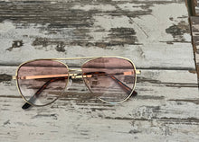 Load image into Gallery viewer, Classic Frame Aviator Sunglasses Available In Four Colors
