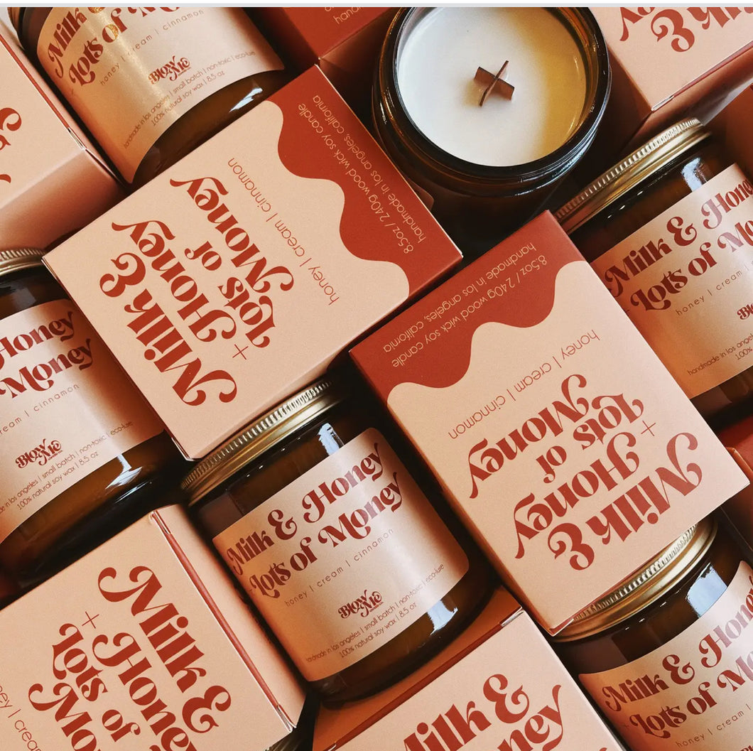 Milk, Honey, And Lots of Money Candle