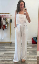 Load image into Gallery viewer, Seaside Striped Crop Tank
