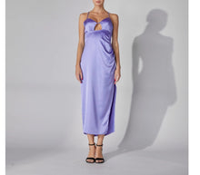 Load image into Gallery viewer, Dina Satin Midi Slip Dress
