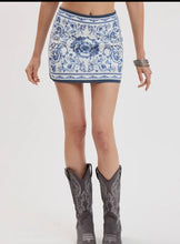 Load image into Gallery viewer, By The Sea Printed Mini Skort
