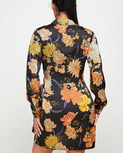 Load image into Gallery viewer, Give Thanks Floral Long Sleeve Wrap Mini Dress
