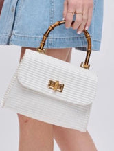 Load image into Gallery viewer, Bamboo Handle Crossbody Purse  Available In Two Colors
