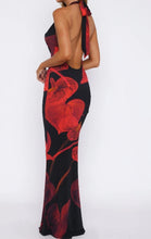 Load image into Gallery viewer, Molly Halter Neck Floral Maxi Dress
